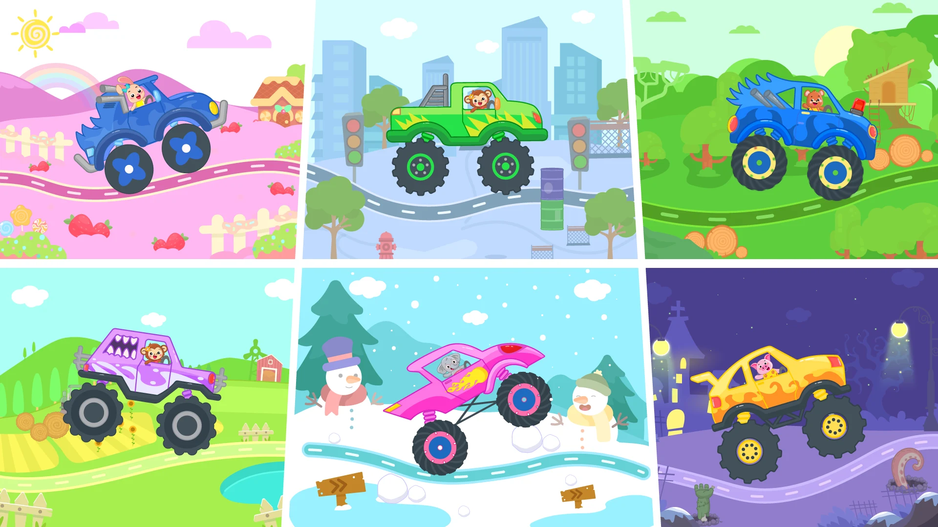 Monster Truck Car Racing Games screenshot